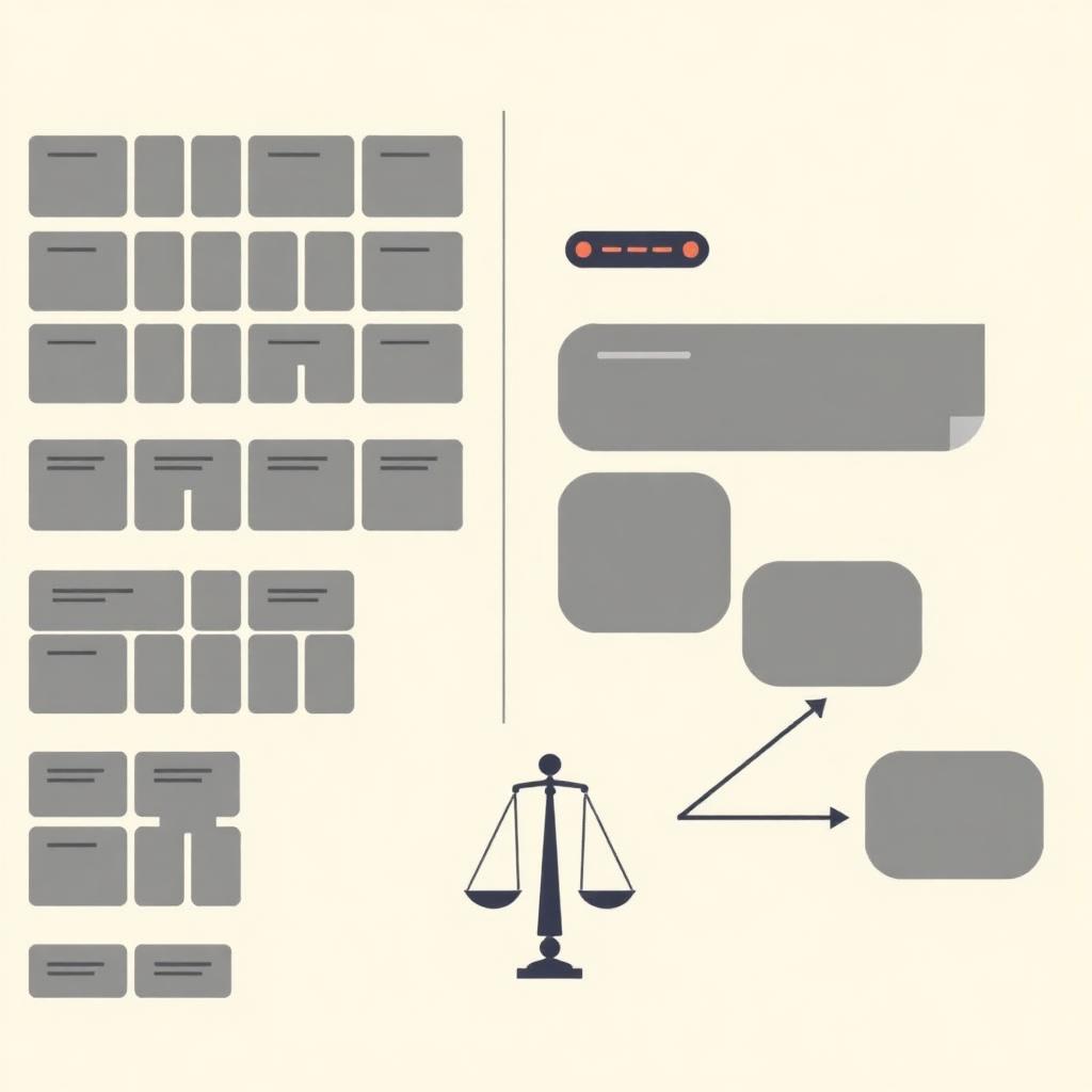 Illustration comparing a custom app with Monday.com